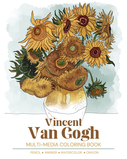 Vincent Van Gogh Coloring Book