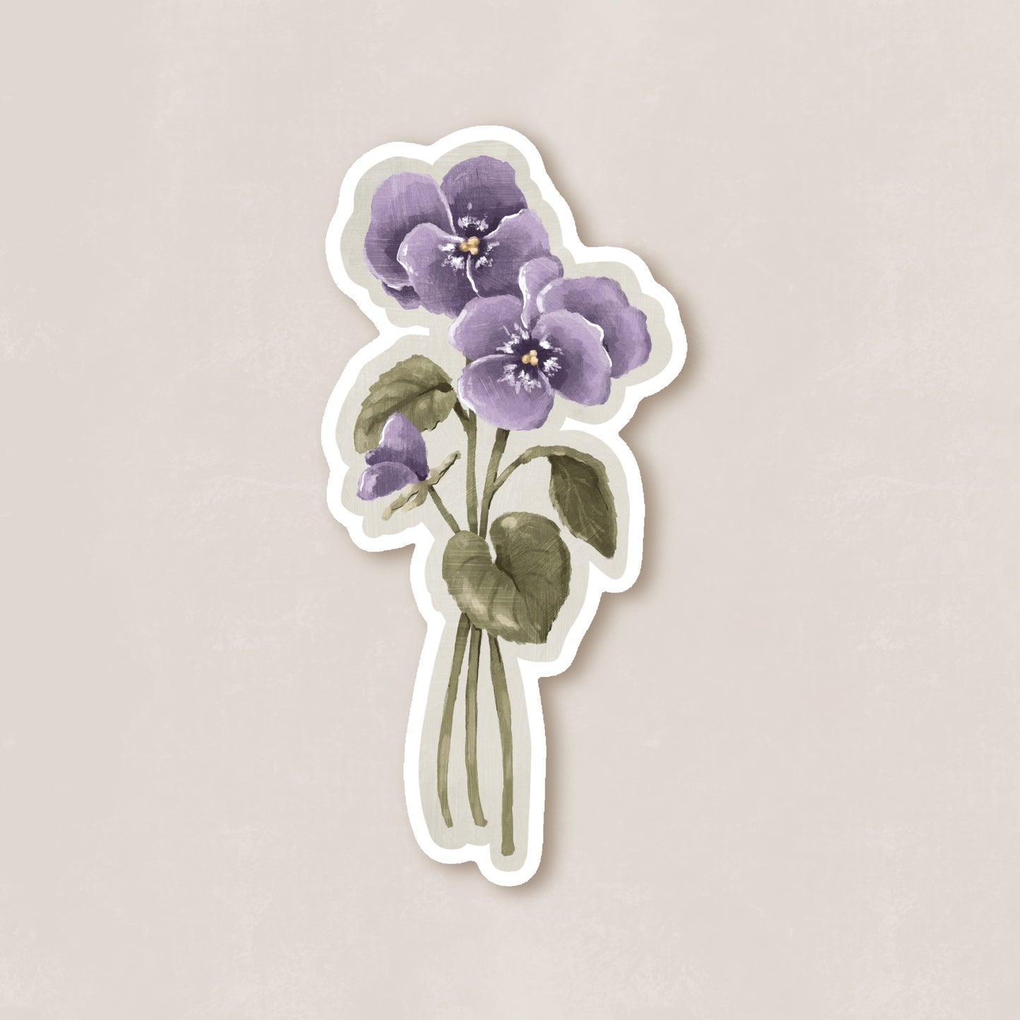 Violets Birthday Card | February Birth Flower