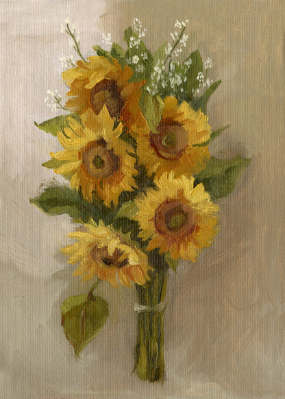 Sunflower Bouquet - Original Painting