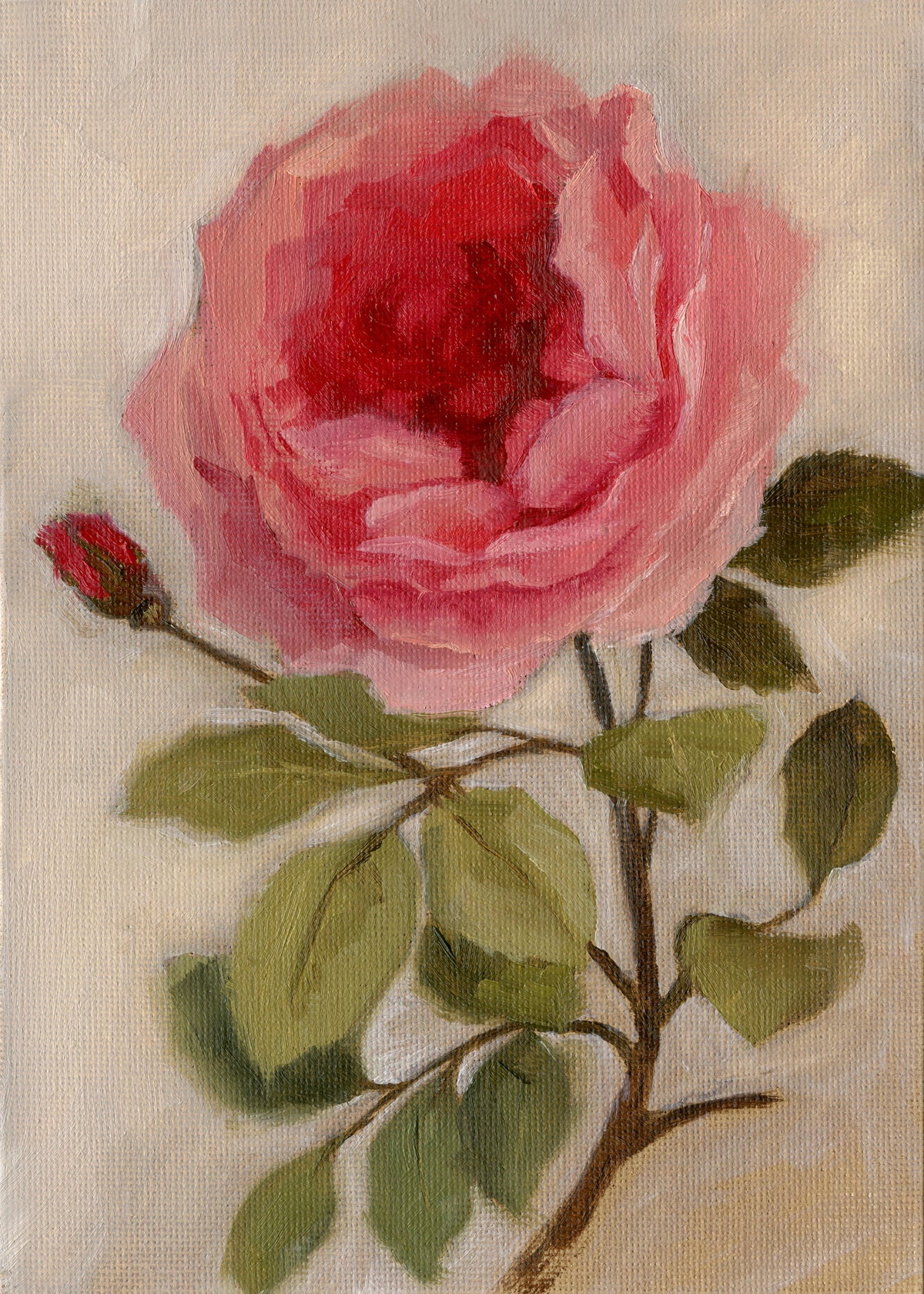 Garden Rose - Original Painting
