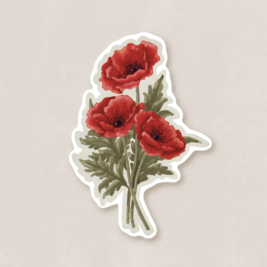 Poppy Sticker