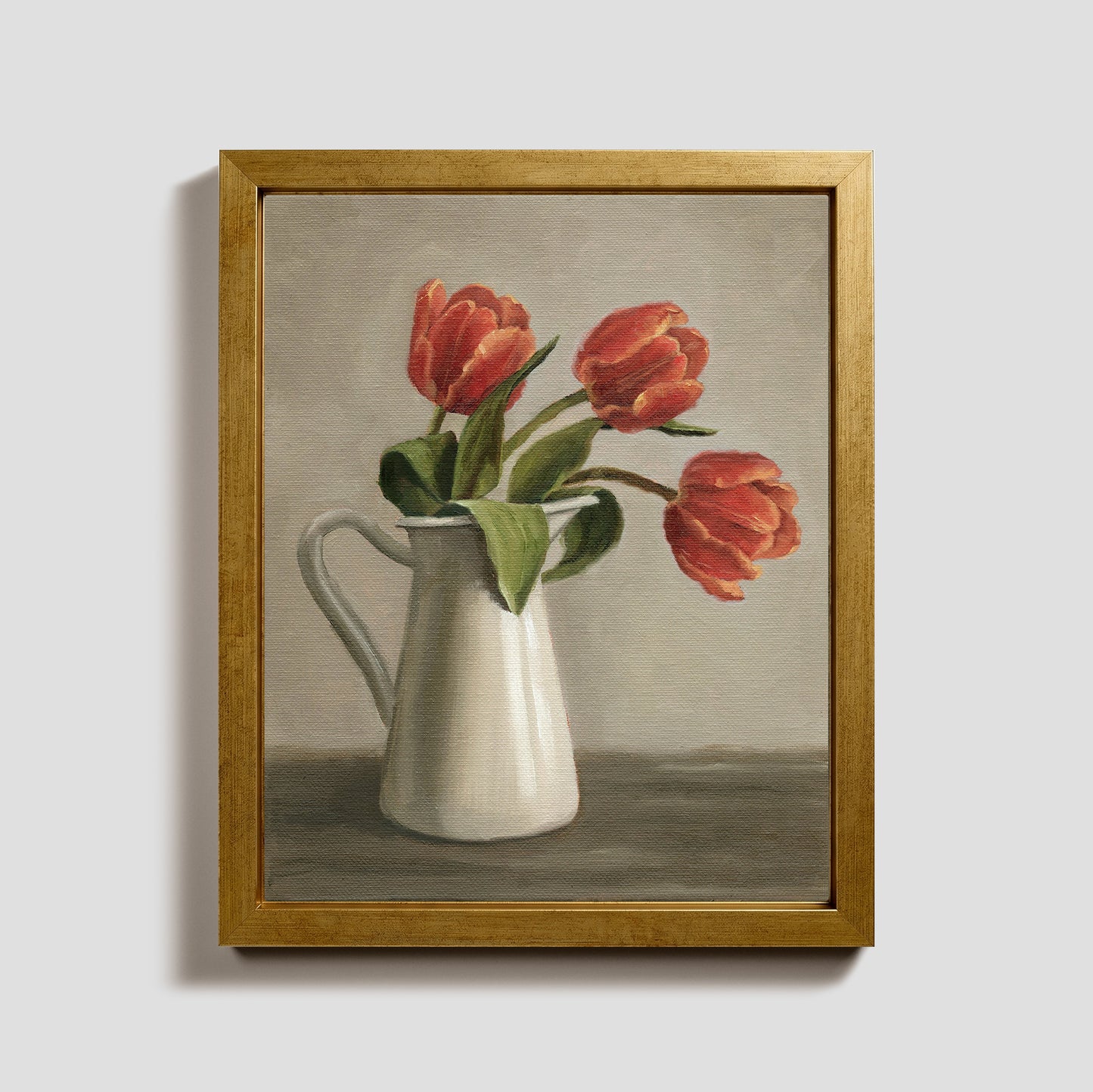 Pitcher of Tulips