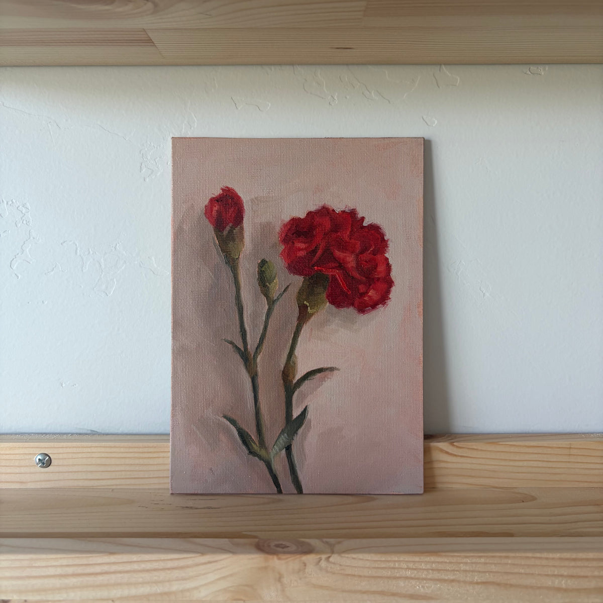 Red Carnations - Original Painting
