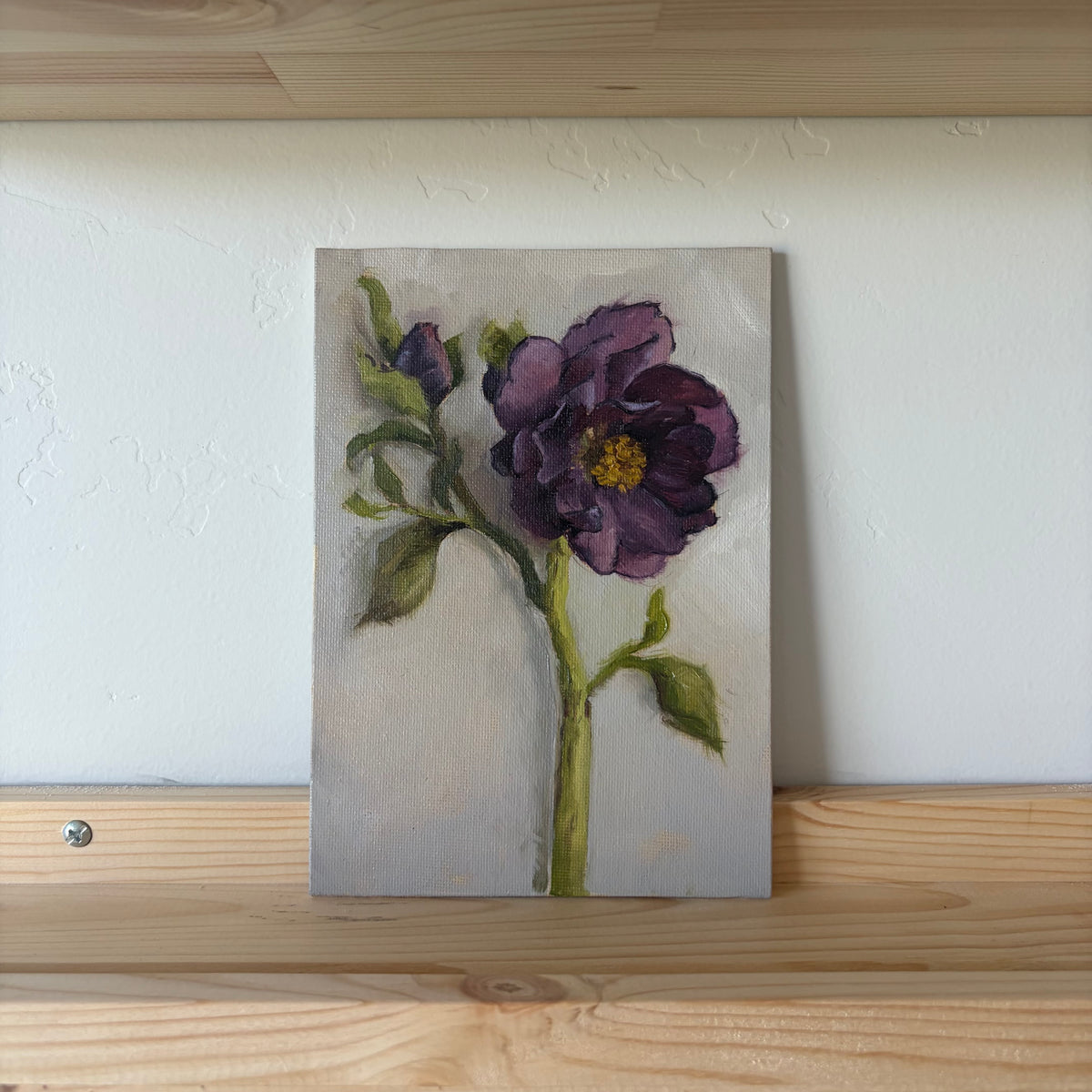 Purple Hellebore - Original Painting