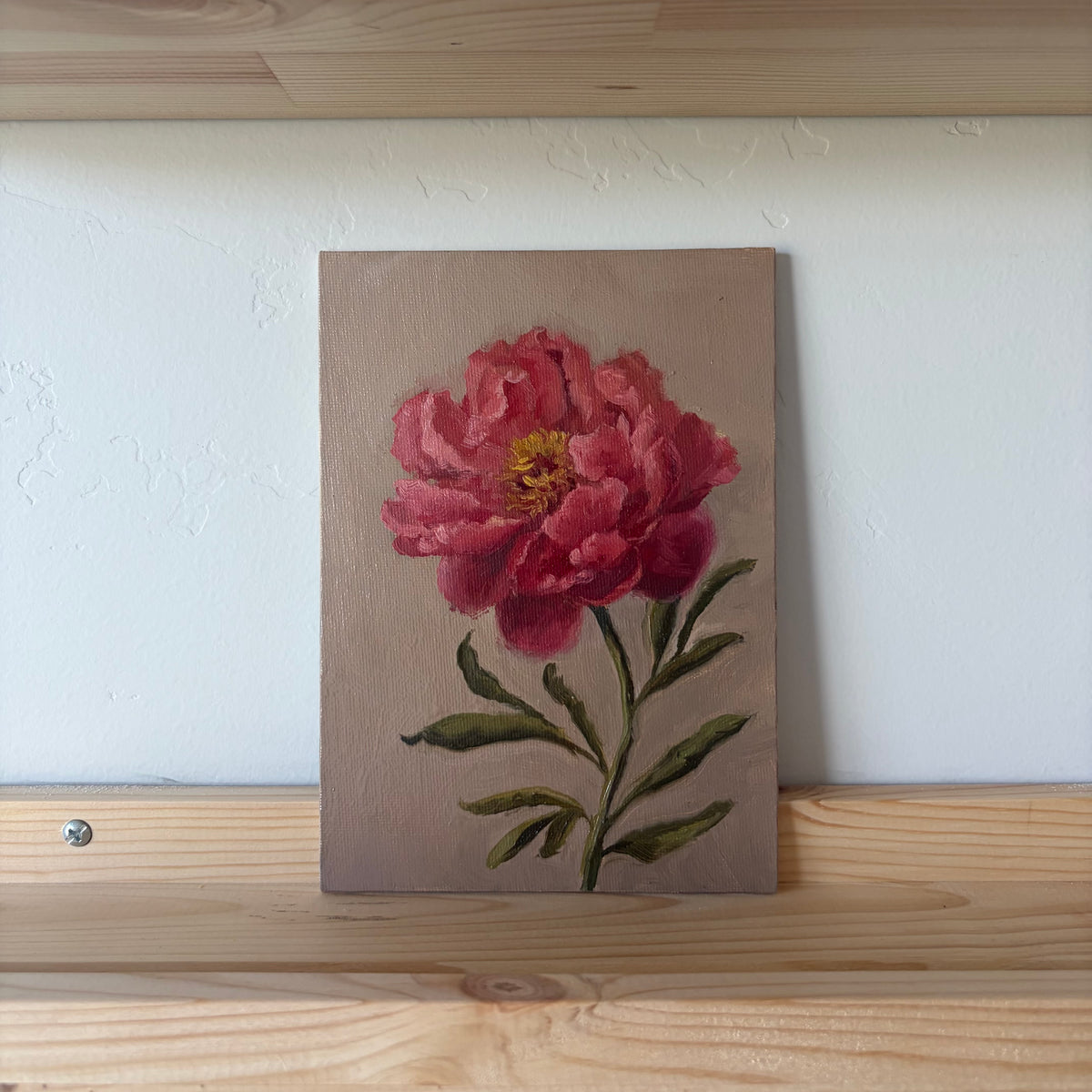 Pink Peony - Original Painting