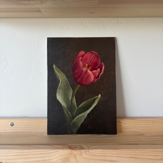 Pink Tulip - Original Painting