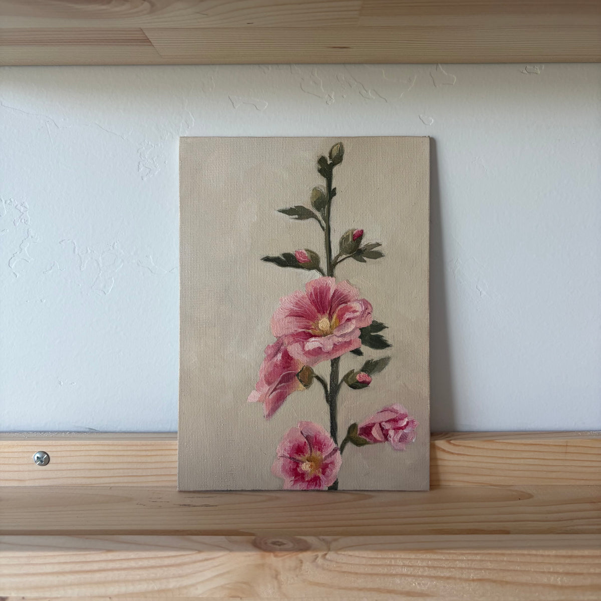 Hollyhock - Original Painting