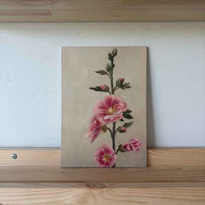 Hollyhock - Original Painting