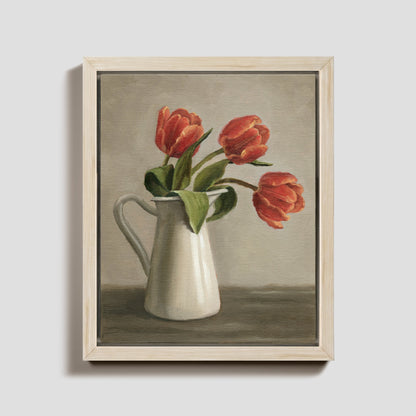 Pitcher of Tulips