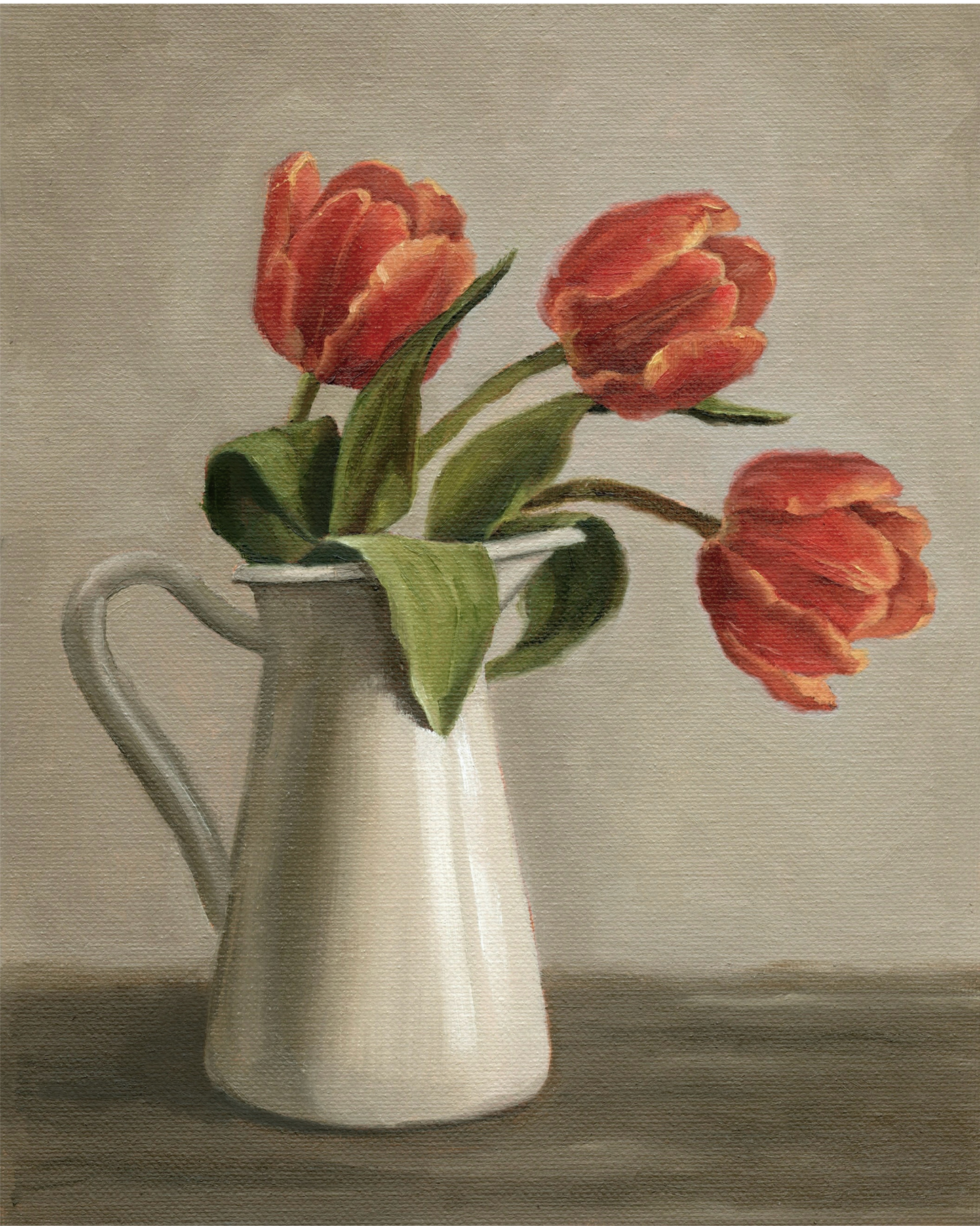 Pitcher of Tulips